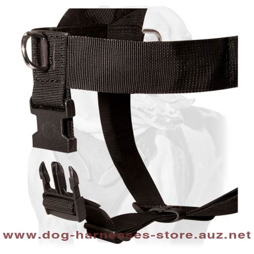 Security Work Nylon Dog Harness