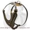 Ergonomic Design Leather Dog Harness
