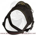 Adjustable Fila Brasileiro Nylon dog harness with handle-Brazilian Mastiff