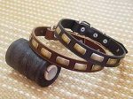 Adjustable Leather Special Dog Collar With Plates