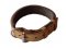 Adjustable Padded Leather dog collar with thick felt