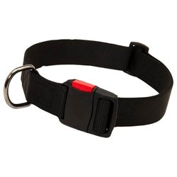 Nylon dog collar with quick release buckle Nylon dog collar with quick release buckle