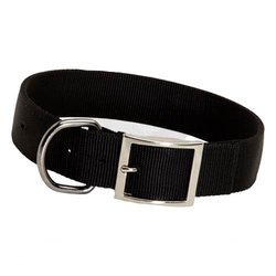 2ply nylon dog collar with D-ring 2ply nylon dog collar with D-ring