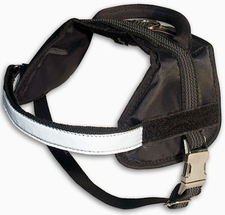 Adjustable Boston Terrier Harness - Nylon Dog Harness for Tracking/Pulling