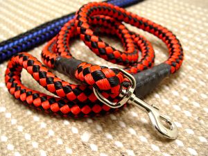 Adjustable Cord nylon dog leash for large dogs- dog lead for walking