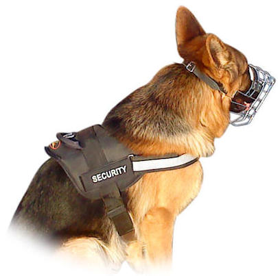 Adjustable Reflective Nylon Dog Harness for German Shepherd with Handle