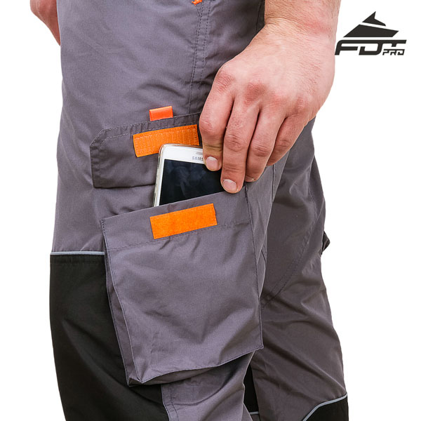 Comfy Design FDT Professional Pants with Reliable Back Pockets for Dog Training