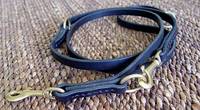 Adjustable Leather dog leash for training, walking, tracking