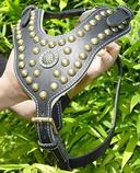Adjustable Labrador Royal Dog Harness - Exclusive Studded Leather Harness